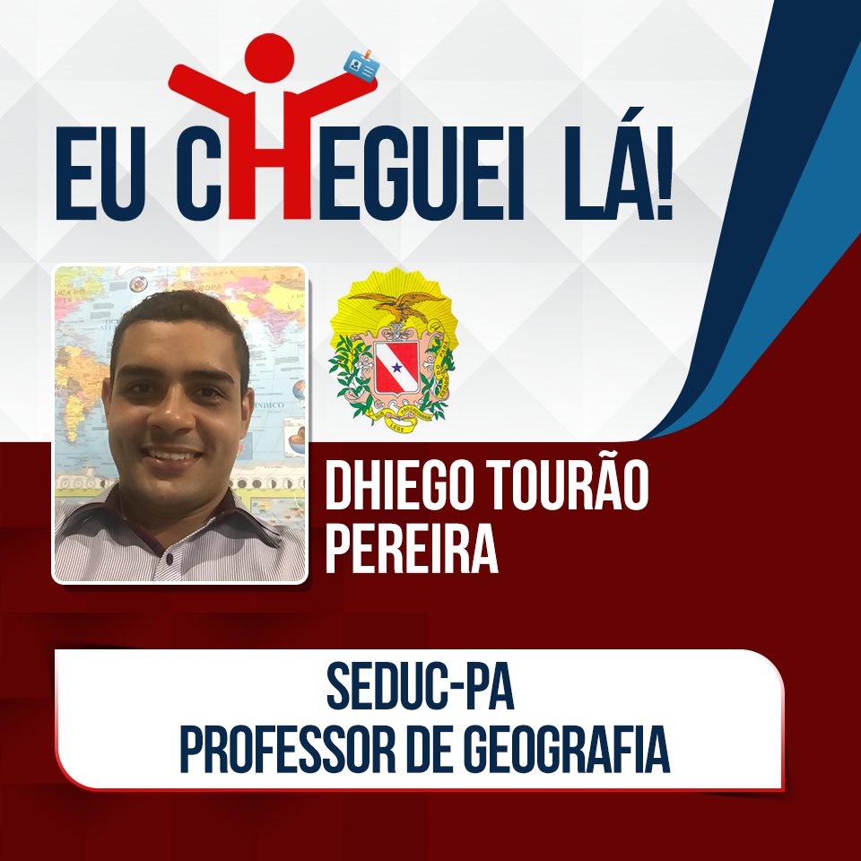 Com preparação estratégica, Dhiego Tourão foi aprovado na Secretaria de Educação do Pará