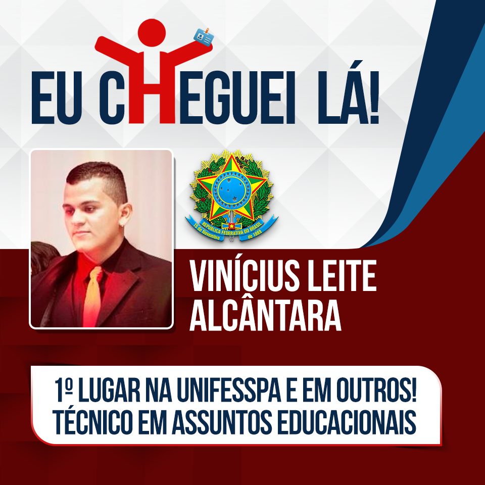 Conheça a história de Vinicius Leite, aprovado em três concursos em 1º lugar