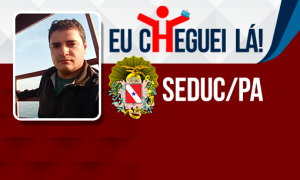 Intercalando trabalho e preparação, Flávio Lemos foi aprovado na Seduc PA