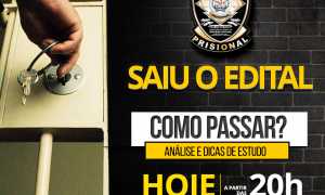 Concurso AGEPEN MG: como passar? Ao vivo, HOJE (17), às 20H!