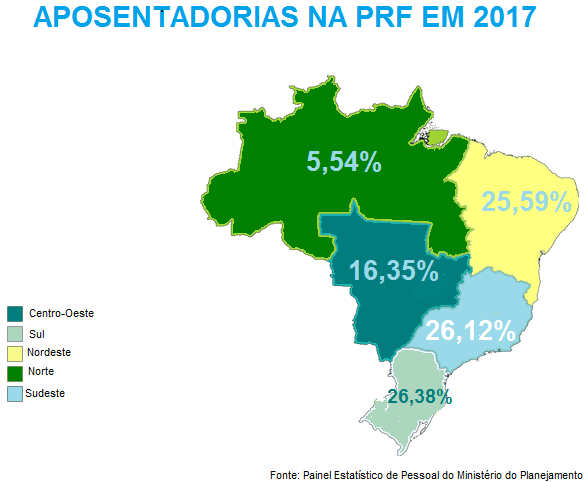 Aposentadorias faz com que concurso PRF seja realizado com urgência