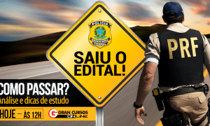Concurso PRF: Saiu o edital! Veja a análise AO VIVO!