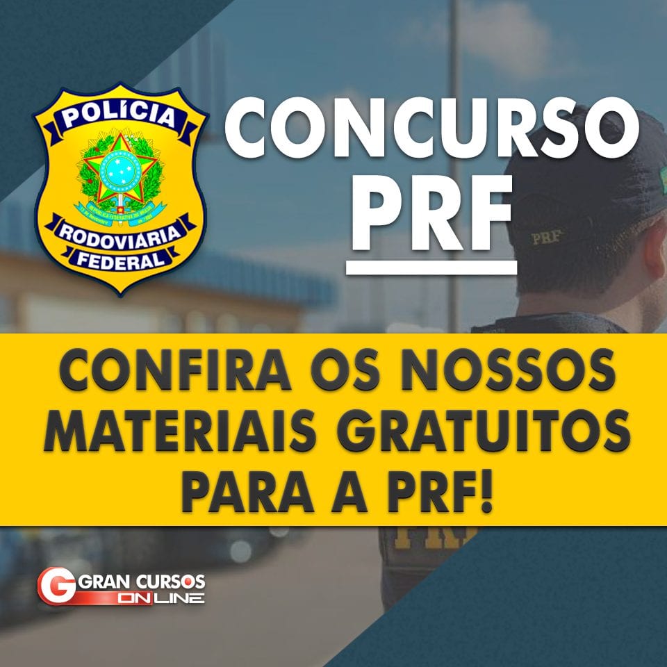 Concurso PRF 2018: Baixe Os Nossos Materiais GRATUITOS E Aprimore Os ...