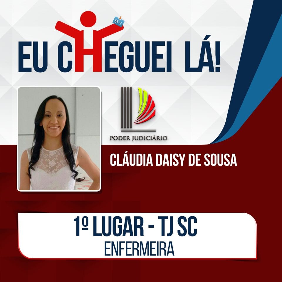 “Fiz dos estudos o meu trabalho e da aprovação, a minha meta de vida”, diz aprovada do concurso TJ SC!
