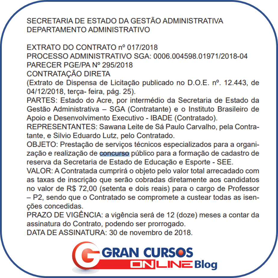 Concurso SEE AC