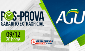 Pós-prova AGU: confira os comentários de nossos mestres! Recursos até 12/12!