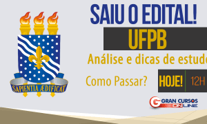 Concurso UFPB: como passar? Confira, HOJE (3), às 12h!