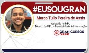 Com foco e dedicação, Marco Tulio alcançou sua aprovação no MPU