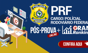 Pós-prova PRF: confira os recursos! Até quarta-feira (6)!