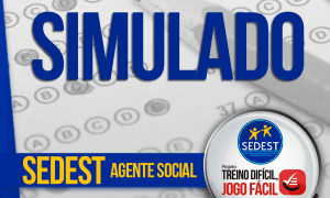 Simulado comentado SEDEST: confira nosso material para o cargo de Agente Social!