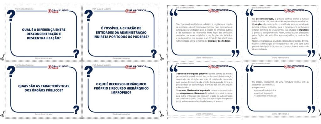 Conheça os nossos Flashcards! Método ajuda a fixar os conteúdos estudados!