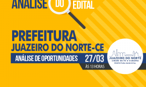 Concurso Juazeiro do Norte: como passar? HOJE, às 13h, não perca!