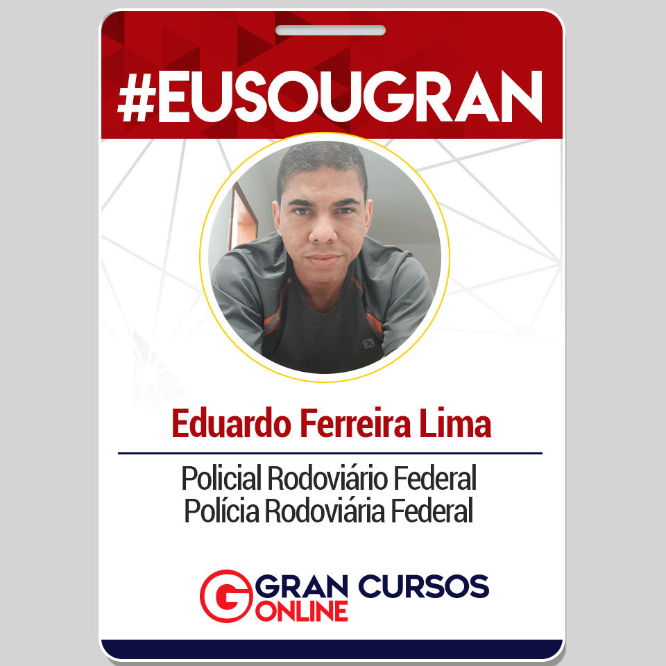 Conheça a história de Eduardo Ferreira, militar, aprovado na PRF