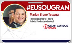 Com planejamento e afinco, Marlon Bruno foi aprovado na PRF. Confira AQUI!
