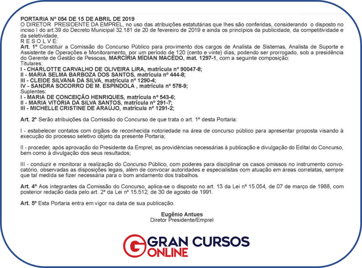 Concurso Emprel