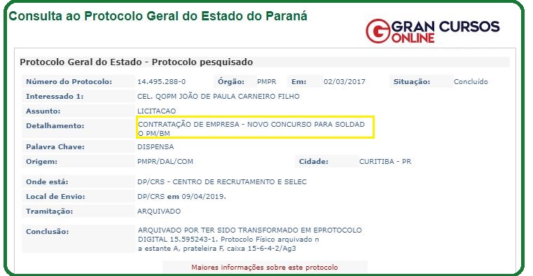 Concurso Soldado PM PR: BANCA EM DEFINIÇÃO!