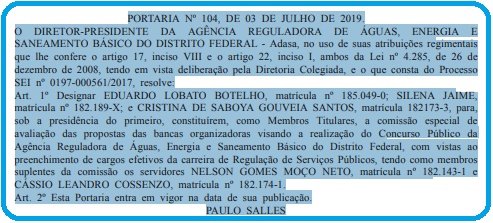 Comissão Organizadora Anunciada