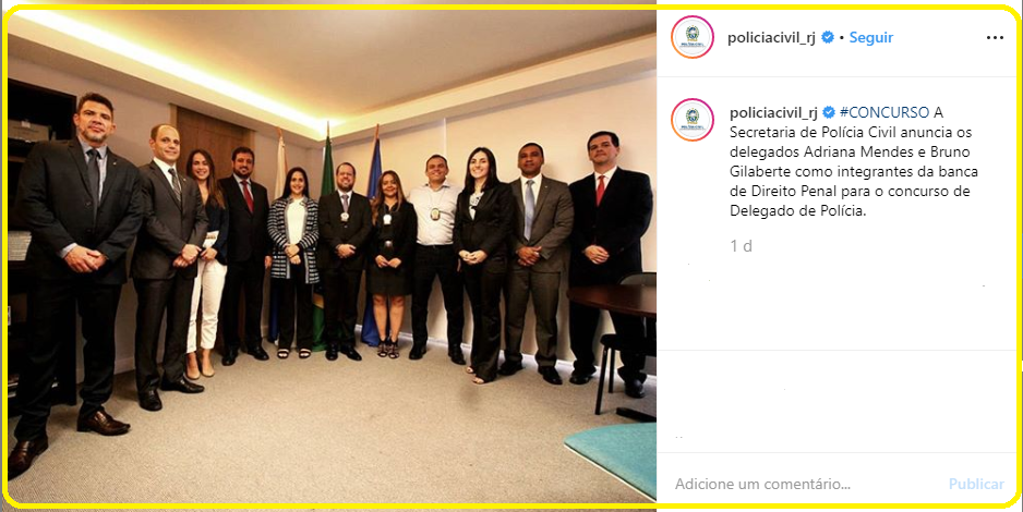 Edital Polícia Civil RJ: Banca examinadora para Delegado