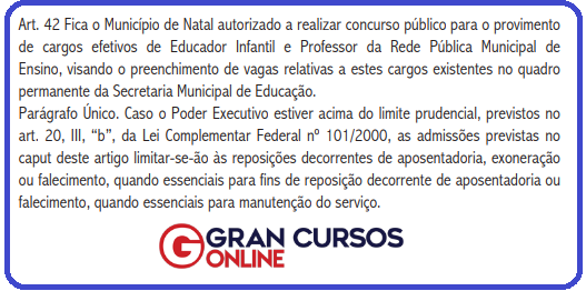 Concurso SME Natal RN