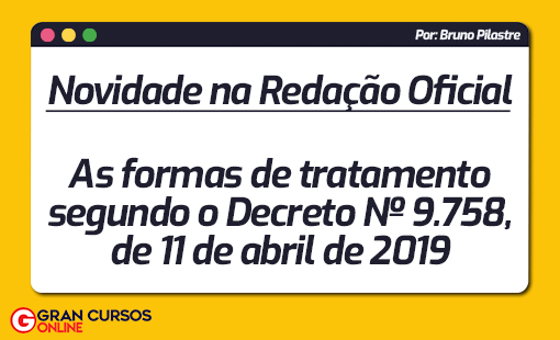 Resumo de redação oficial