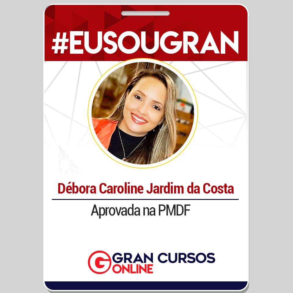 Conheça Débora Caroline: aprovada no concurso da PMDF!