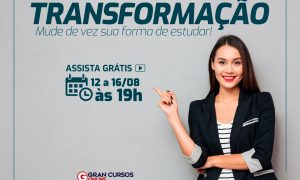 Confira a semana da transformação: lançamento da 4ª turma de Coaching do Gran Cursos Online!