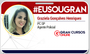 Conheça Graziela: ela superou uma reprovação e foi aprovada na PC SP!