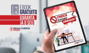 E-book gratuito: chega de estudar ERRADO! Baixe AGORA!