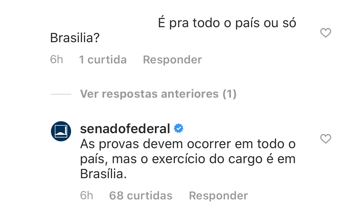 Concurso Senado Federal: provas