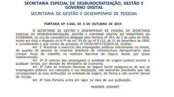 concurso inss infraero servidores