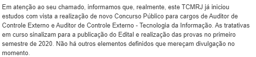 Concurso TCM RJ: concurso 2020!