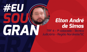 Aprovado como Técnico do TRF 4, Elton saiu da FAB para estudar!