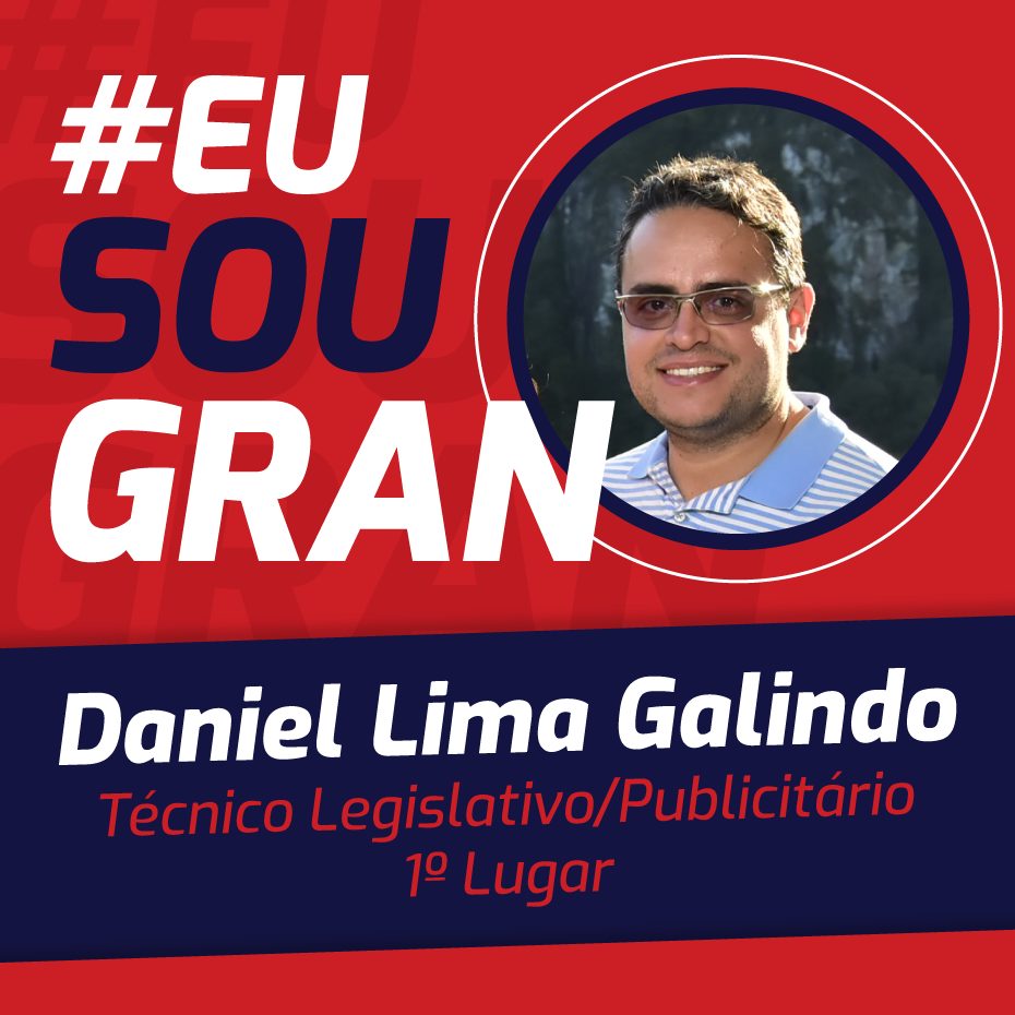 Aprovado em 1º lugar na CLDF estudou com Gran Cursos Online!