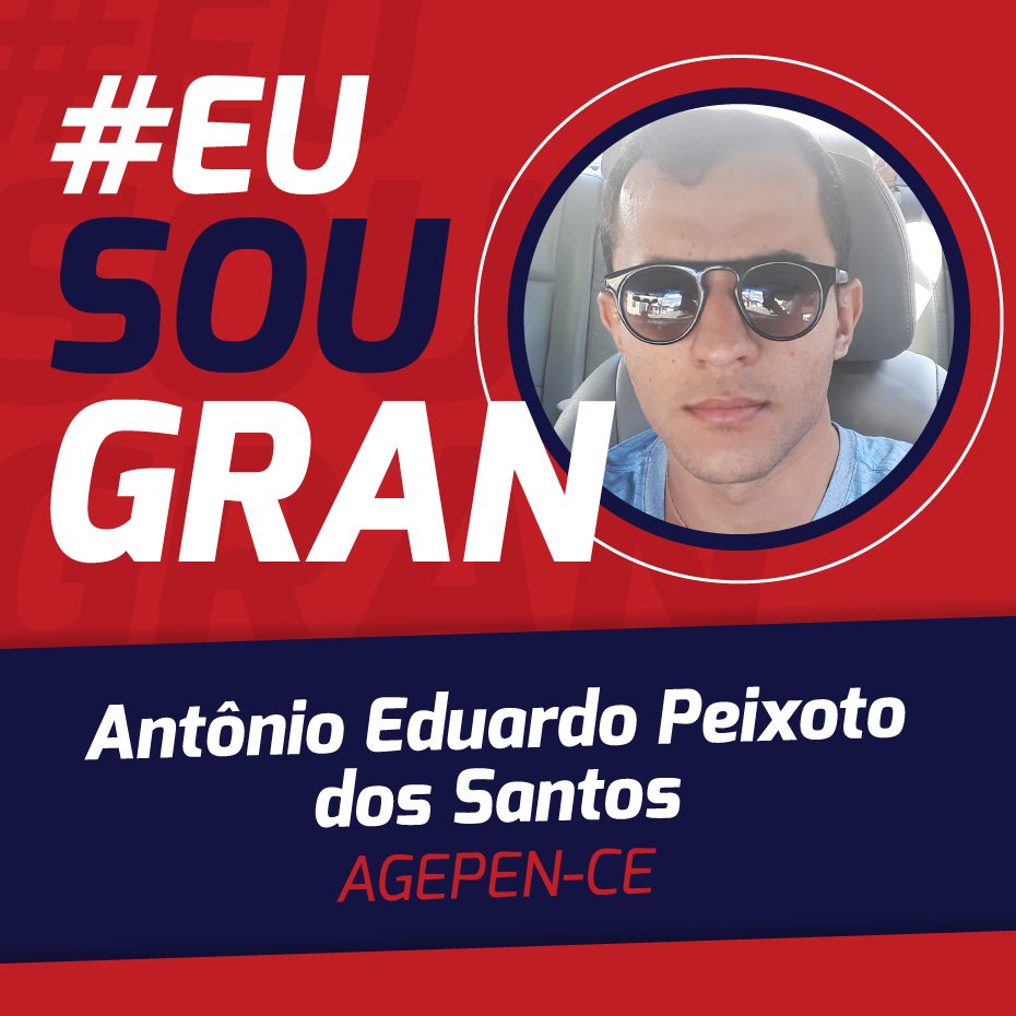 Antônio conquistou a aprovação em 10º lugar para Agepen CE!