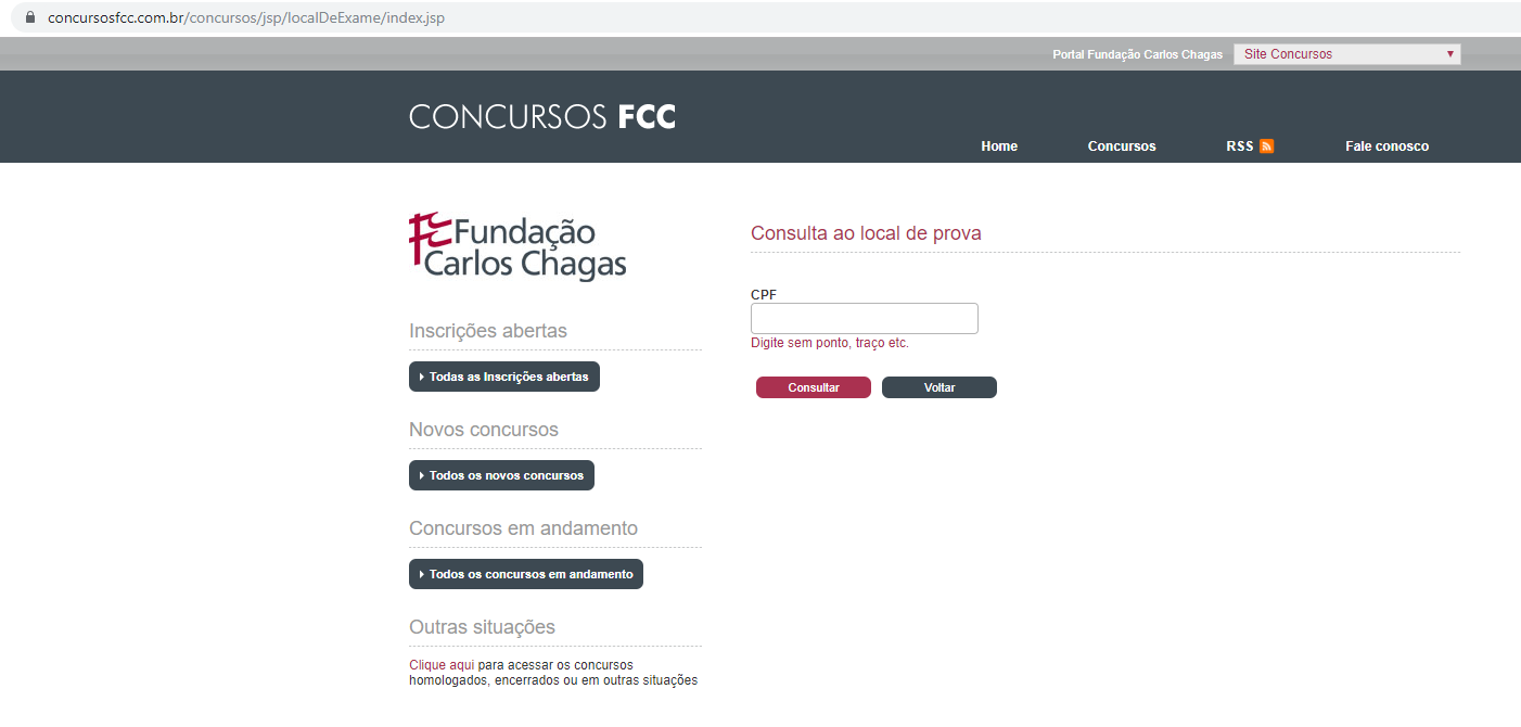 Concurso SPPREV: locais de prova!