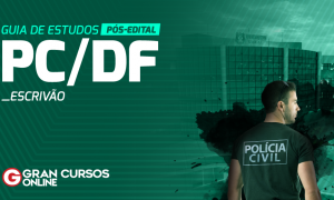 Concurso PCDF: baixe grátis o Guia de Estudos para Escrivão