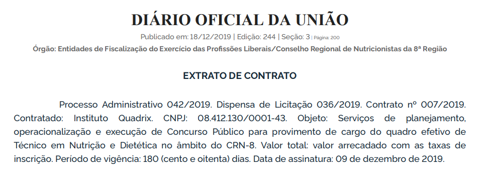 Concurso CRN 8