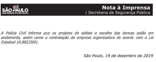 Concurso Polícia Civil SP