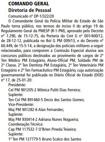 Concurso PM SP
