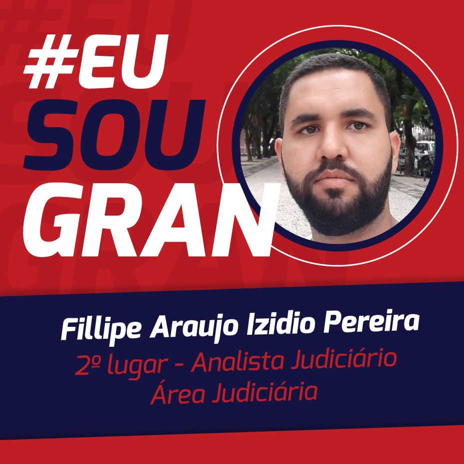 Aprovado no concurso TJ PA, Fillipe excluiu redes sociais para focar nos estudos