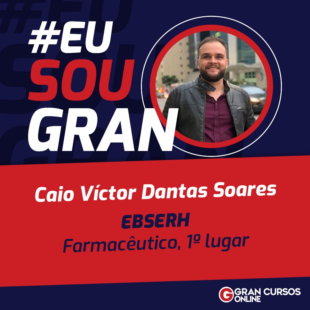 Aprovado em 1º lugar na EBSERH, estudava 12 horas aos fins de semana