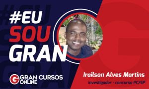 Irailson Alves prestou concurso pela primeira vez e conquistou a aprovação!