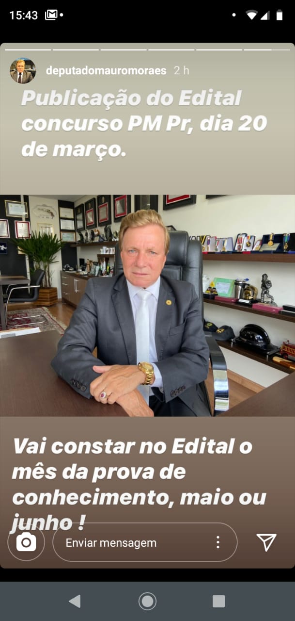 Concurso PM PR: nova previsão