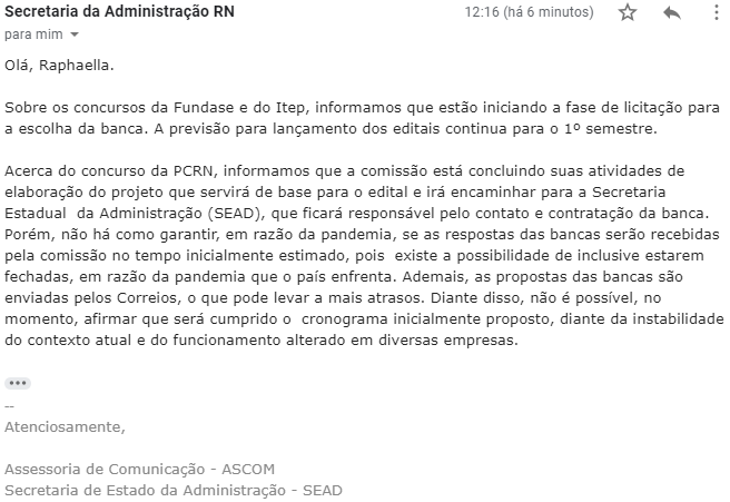 Concurso PC RN: comissão conclui trabalhos do projeto básico do edital.
