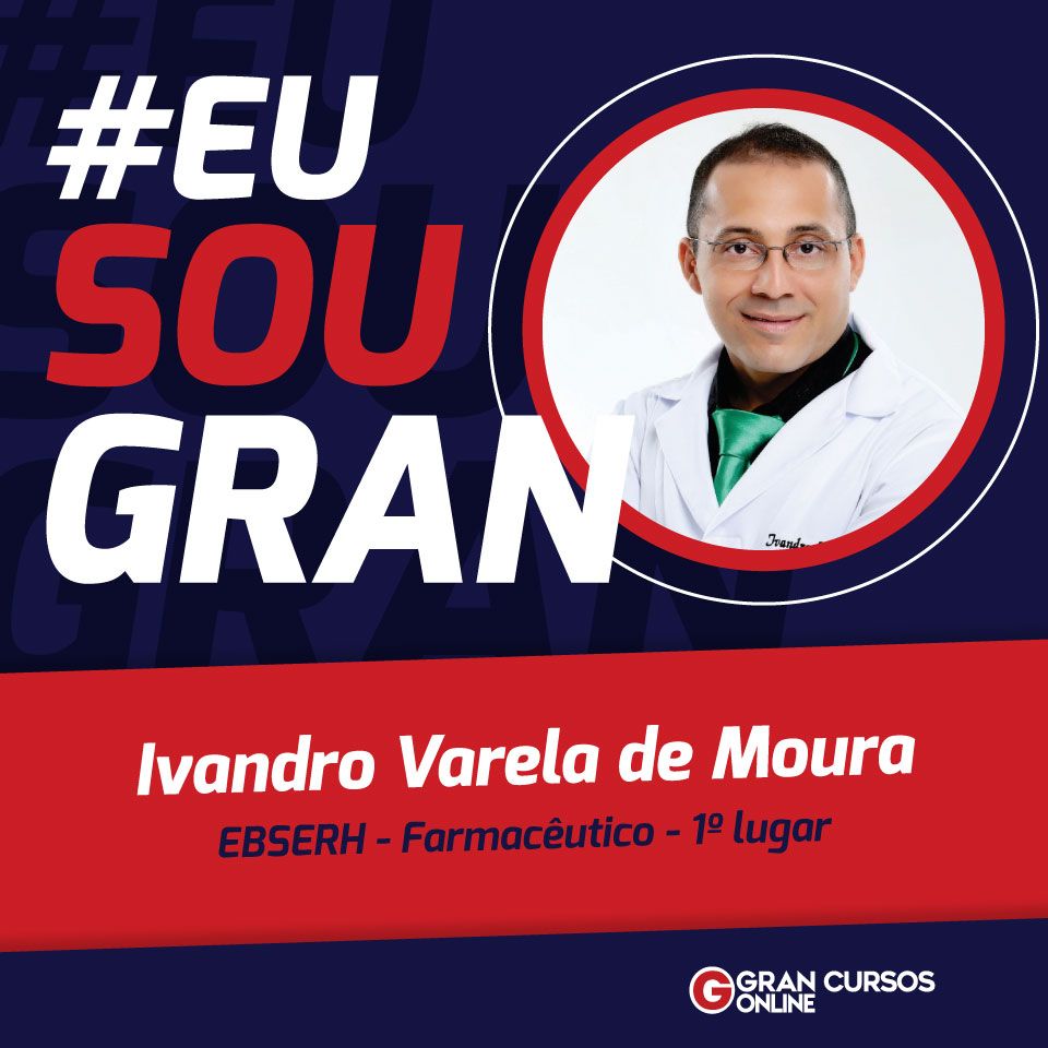 Aprovado em 1º lugar no EBSERH já passou em nove concursos!