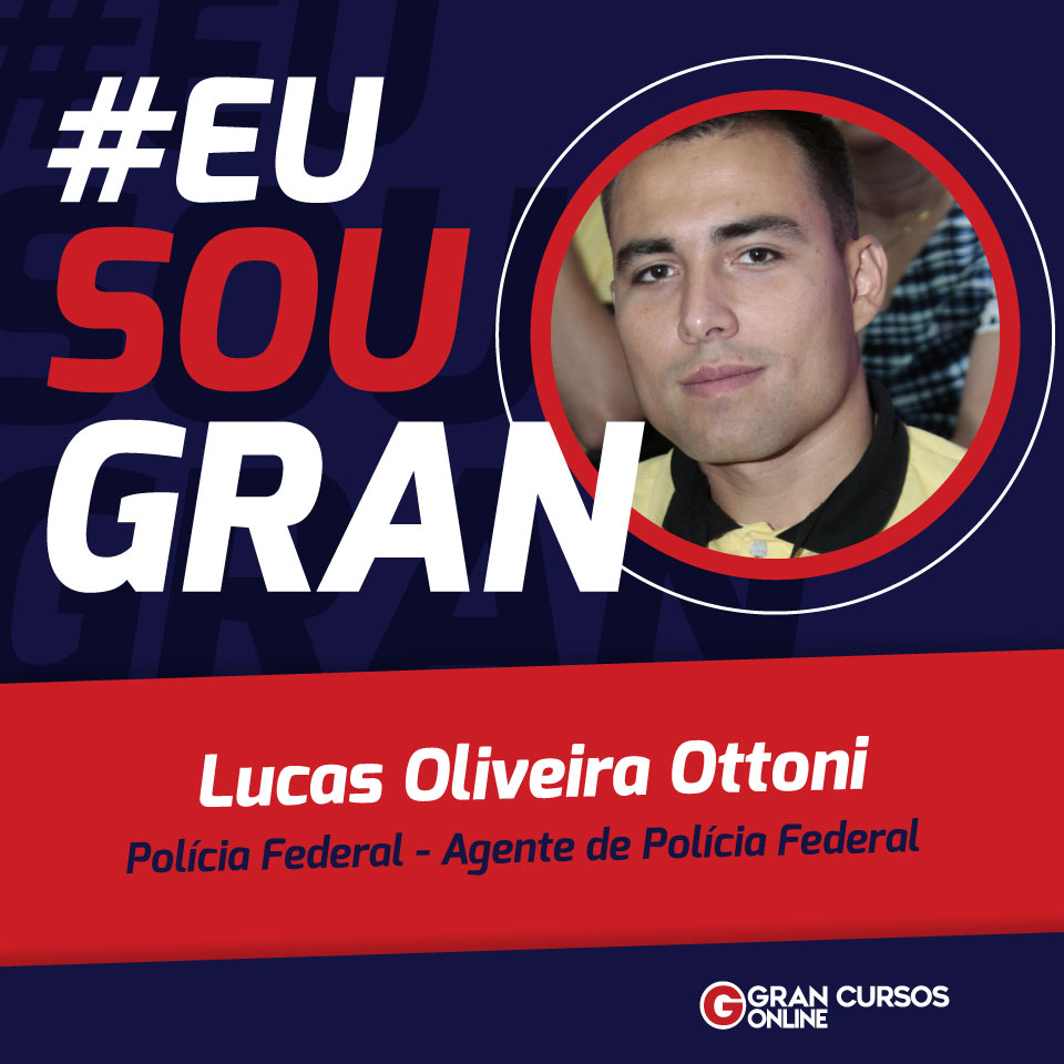 Concurso Polícia Federal era o sonho de Lucas Ottoni, que se dedicou e garantiu a aprovação
