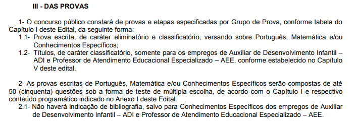 Concurso Prefeitura de Glicério SP