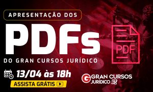 Carreira Jurídica: confira a apresentação dos PDFs!