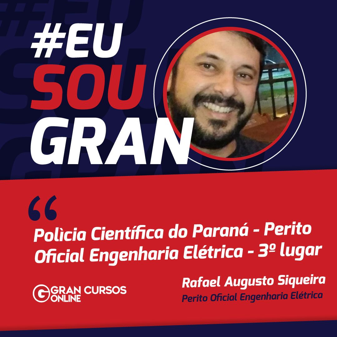 Aprovado em 3º lugar no concurso Polícia Científica PR conta sua história!