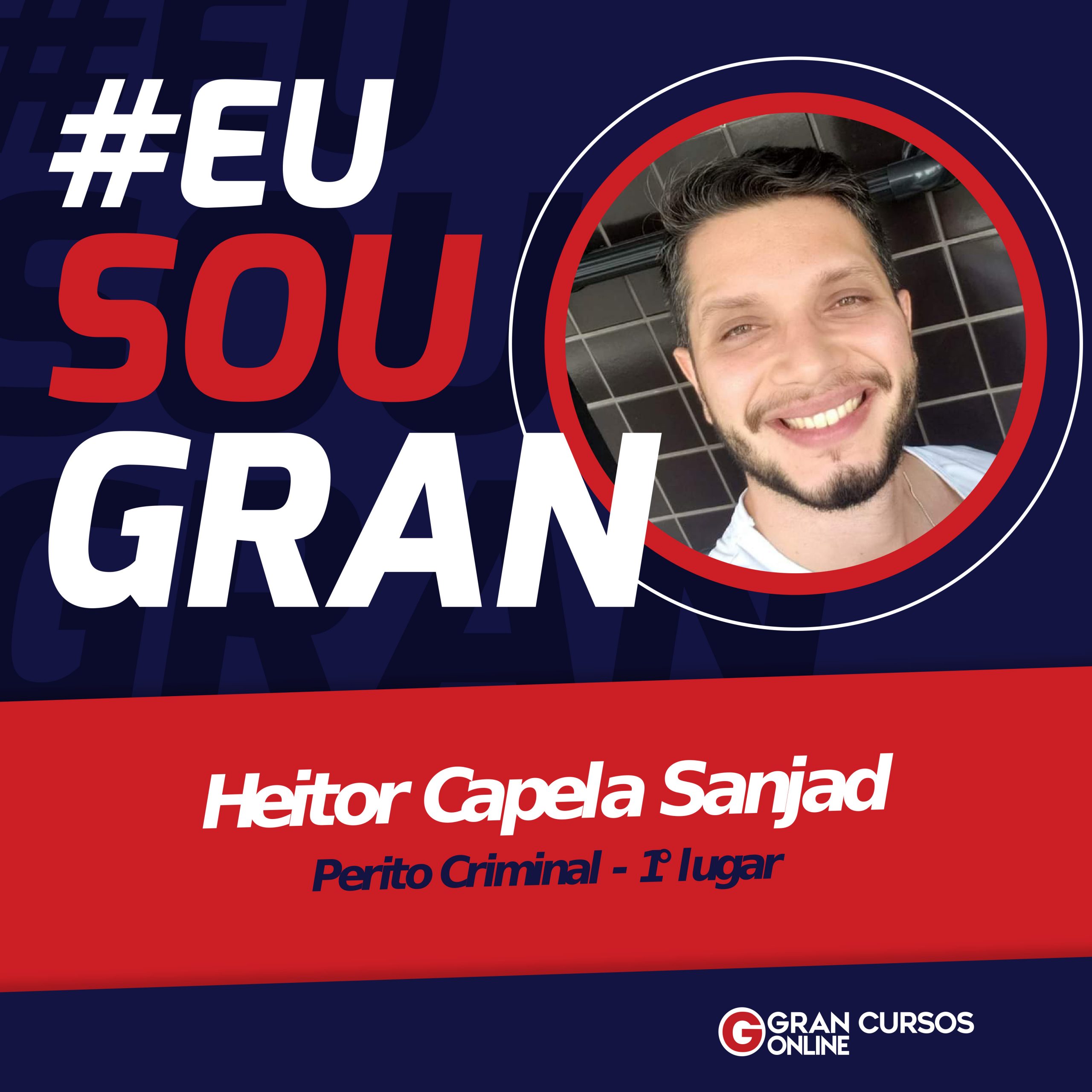 Com foco no estudos Heitor passou em 1º lugar na Polícia Científica Pará